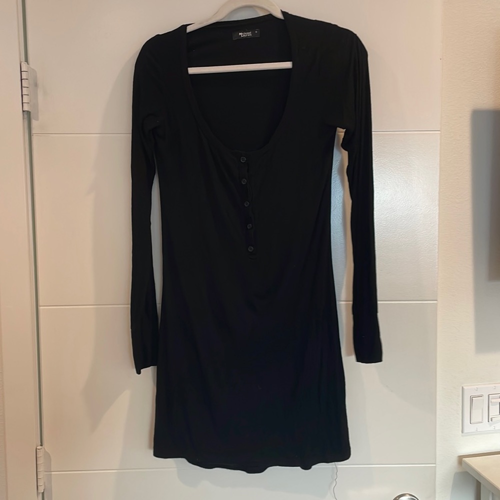 Michael Lauren Black Mini Dress